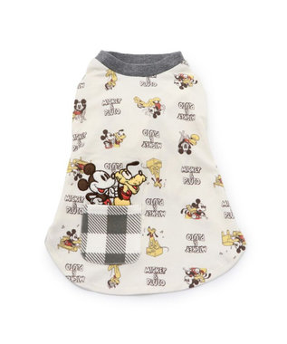 PET PARADISE ディズニー ミッキーマウス ペティヒート Tシャツ 《ミッキー&プルート》小型犬 グレー