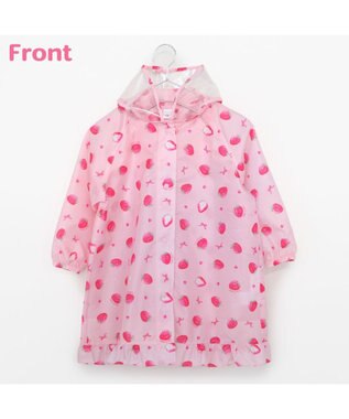 Mother garden マザーガーデン 野いちご 子供用 レインコート 100/110/120/130cm 収納巾着付き -