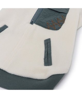 PET PARADISE ペットパラダイス ワンダフルストレッチ ポケット トレーナー 小型犬 ホワイト