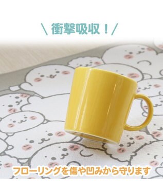 Mother garden しろたん 拭ける キッチンマット Ｓ 45cm×60cm -