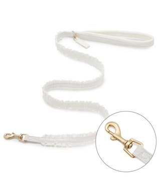 PET PARADISE ペットパラダイス レースフリル リード ＳＳ～Ｓ ホワイト