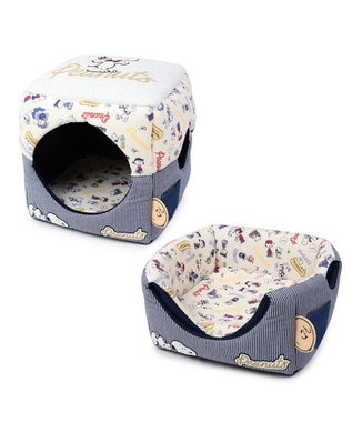 スヌーピー ２ｗａｙヒッコリーハウス カドラー (36×36cm) / PET PARADISE | 【通販】雑貨とペット用品の通販サイト |  マザーガーデン＆ペットパラダイス