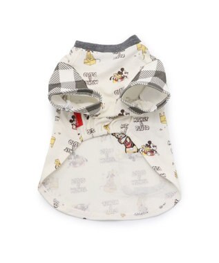 PET PARADISE ディズニー ミッキーマウス ペティヒート Tシャツ 《ミッキー&プルート》小型犬 グレー