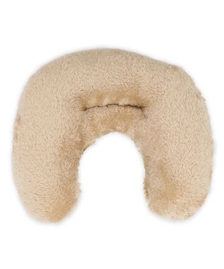 PET PARADISE ペットパラダイス くまちゃん織り 遠赤外線 ボアピロー ホワイト×ブラウン