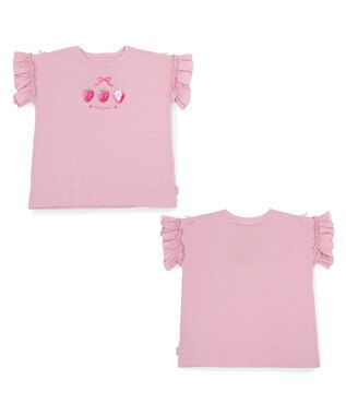 Mother garden マザーガーデン フリル袖 Ｔシャツ Ｍ/L サイズ 100~120cm 120~140cm 《ユニコーン/野いちご》 野いちご
