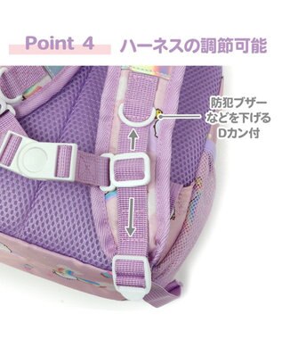 Mother garden マザーガーデン MOLANG モラン リュックＳ  虹柄 キッズ リュックサック -