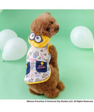 PET PARADISE ミニオン ボブ  フード付き タンクトップ 小型犬 ベージュ