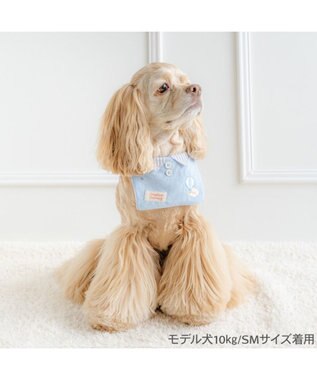 PET PARADISE ペットパラダイス やさしい スタイ 《気球柄》 中型犬 ライトブルー