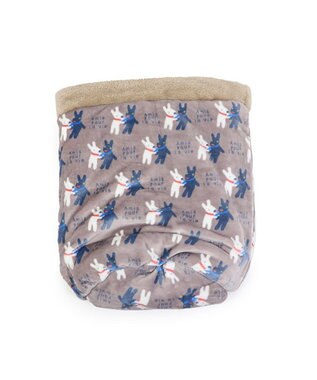 PET PARADISE リサとガスパール  遠赤外線 筒型寝袋《であい柄》 42×70cm であい柄