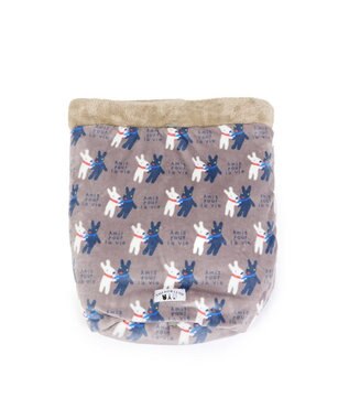 PET PARADISE リサとガスパール  遠赤外線 筒型寝袋《であい柄》 42×70cm であい柄