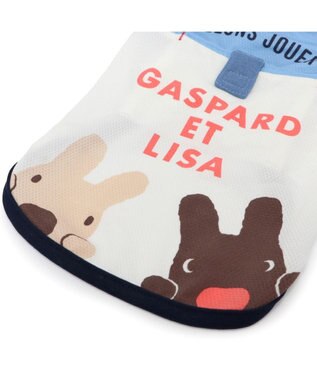 PET PARADISE リサとガスパール ポケットクール タンクトップ 《ふたり》 小型犬 ホワイト