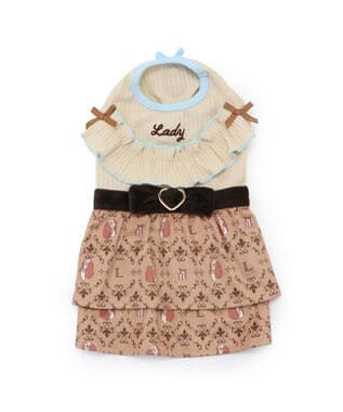 PET PARADISE ディズニー わんわん物語 レディ ワンピース 《モノグラム柄》 小型犬 モノグラム柄