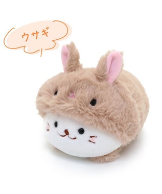 しろたん 小動物 マスコット 《ハリネズミ / ウサギ / モルモット / モグラ》 【単品】, ウサギ, ウサギ