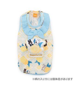 PET PARADISE リサとガスパール エコメイド シトラス タンクトップ 中型犬 大型犬 ホワイト×ブルー