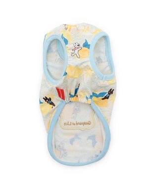 PET PARADISE リサとガスパール エコメイド シトラス タンクトップ 中型犬 大型犬 ホワイト×ブルー