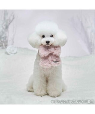 PET PARADISE cherircouture りぼんマフラー 小型犬 ピンク