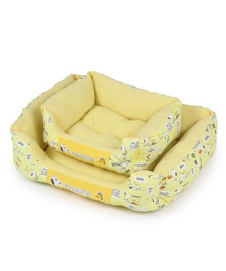 PET PARADISE スヌーピー　いつも一緒 カドラー S  超小型犬 38×32cm イエロー