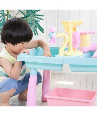 Mother garden マザーガーデン ウォータープレイテーブル 《パステル》水遊び フラワー プラおもちゃ -
