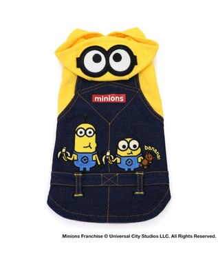 PET PARADISE ミニオン オーバーオール風 パーカー 小型犬 イエロー