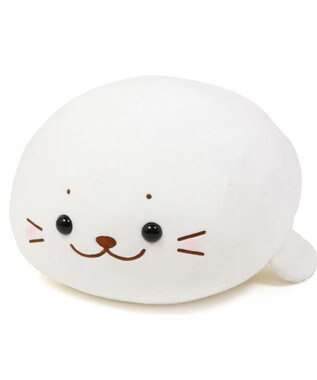 Mother garden しろたん ふわもち抱き枕 ぬいぐるみ 小 55cm マシュマロみるく