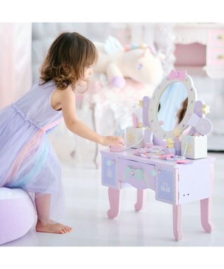 Mother garden ユニコーンドリーミートイ   ティアラドレッサー  小物BOX取外し可能 ドリームユニコーン