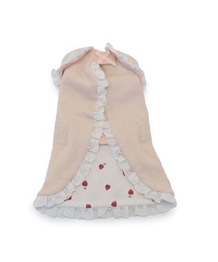 PET PARADISE ペットパラダイス お手軽 ポンチョ 《いちご》 小型犬 ピンク