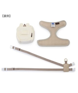 PET PARADISE ペットパラダイス くまちゃん リュック付き ハーネス ＳＳ 小型犬 ベージュ