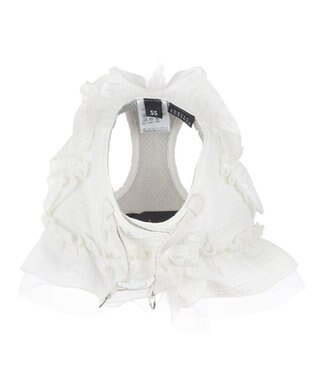 PET PARADISE cherircouture フリフリハーネス 《ホワイト》 小型犬 Ｓ ホワイト