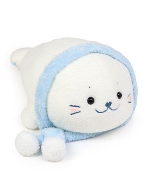 Mother garden しろたん マフラー付 ふわ雪 抱き枕 55cm マフラー付 ふわ雪