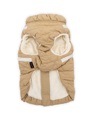 PET PARADISE ペットパラダイス くまちゃん アウターハーネス  キルト 小型犬 ベージュ