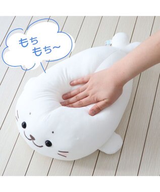 Mother garden しろたん＆らむね クール ぬいぐるみ 38cm 《単品 》しろたん ホワイト / ミントブルー / らむね ひんやり 接触冷感 ホワイト