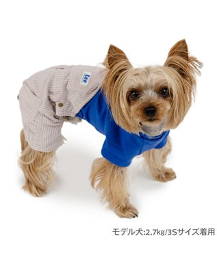 PET PARADISE Lee ワンショルダー パンツつなぎ 《ブルー》 小型犬 ブルー