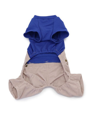 PET PARADISE Lee ワンショルダー パンツつなぎ 《ブルー》 小型犬 ブルー