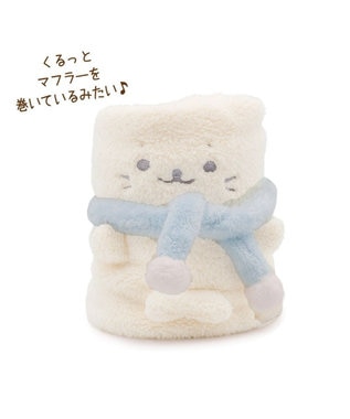 Mother garden しろたん マフラー くるっとひざ掛け オフホワイト