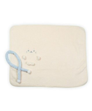 Mother garden しろたん マフラー くるっとひざ掛け オフホワイト