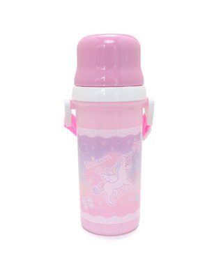 Mother garden マザーガーデン ユニコーン コップ付 直飲み プラボトル 水筒 《ハピネス柄》 ハピネス柄