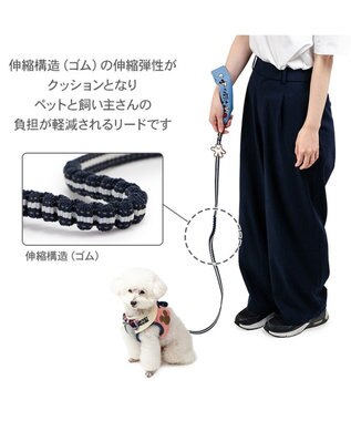 PET PARADISE ディズニー ミッキーマウス クッションリード SS～S ブルー