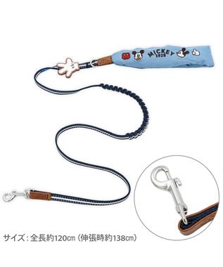 PET PARADISE ディズニー ミッキーマウス クッションリード SS～S ブルー