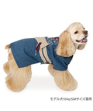 PET PARADISE ペットパラダイス 鯛刺繍 浴衣 中型犬 大型犬 ネイビー