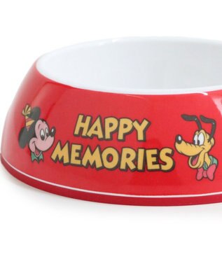 PET PARADISE ディズニー プルート ハッピーメモリーズ フードボウル レッド