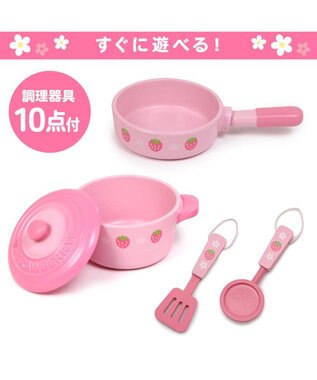 Mother garden マザーガーデン  野いちご キューティ テーブル キッチン ピンク（淡）