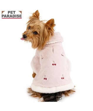 PET PARADISE ペットパラダイス チェリー ポンチョ 《ピンク》 小型犬