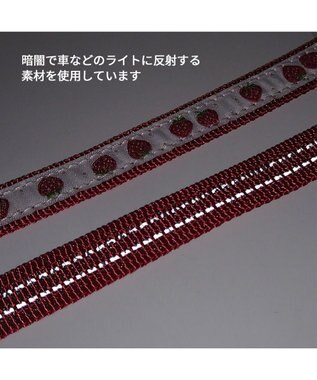 PET PARADISE ペットパラダイス 苺チャーム付き リード 3S レッド