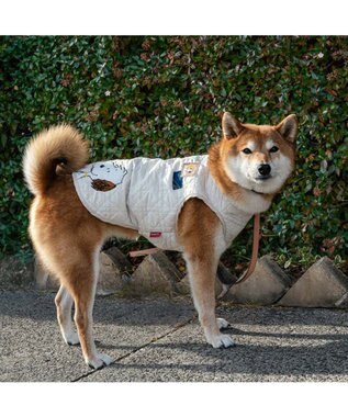 PET PARADISE スヌーピー 背中開き ベスト 《兄弟柄》 中型犬 ホワイト