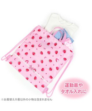 Mother garden マザーガーデン 野いちご お着替え巾着 《いちご柄》 -