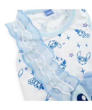 PET PARADISE ディズニー スティッチ ポシェット風 クール タンクトップ《たれ耳》 小型犬 ブルー