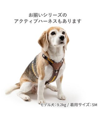 PET PARADISE スヌーピー ショルダーリード 《兄弟柄》 ＳＭ 中型犬 ブラウン