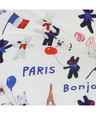 PET PARADISE リサとガスパール クールカドラー 丸型《パリ柄》 小型犬 パリ柄