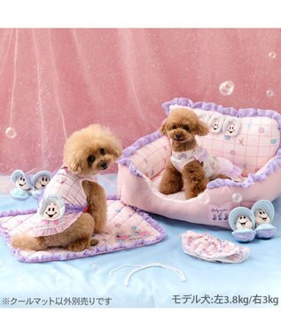 PET PARADISE ディズニー ヤングオイスター クールマット  S ピンク