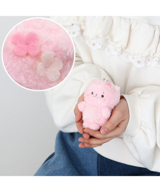 Mother garden しろたん もふもふ お座り マスコットキーホルダー 【単品】 さくららっこいぬ